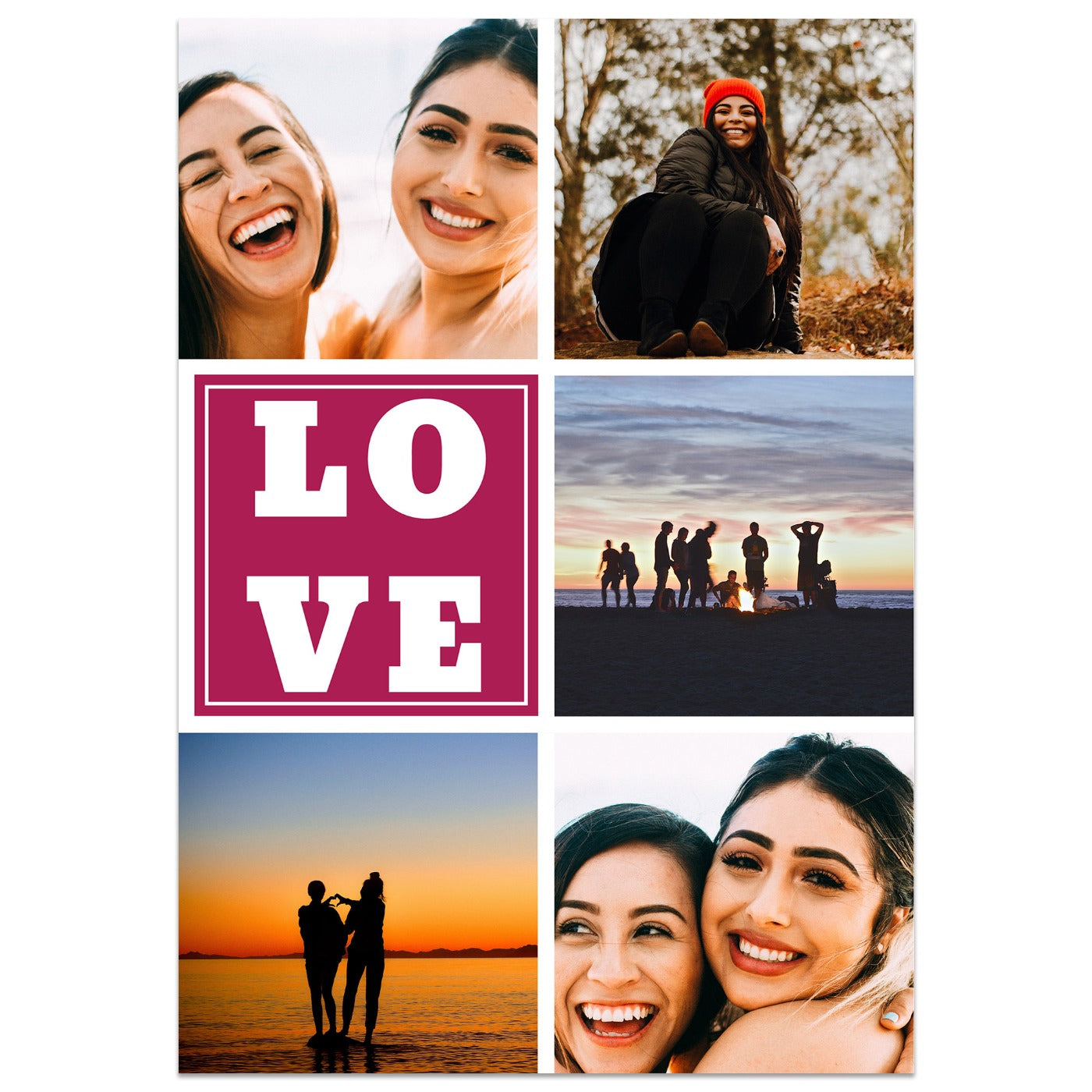 Love Photo Grid Card