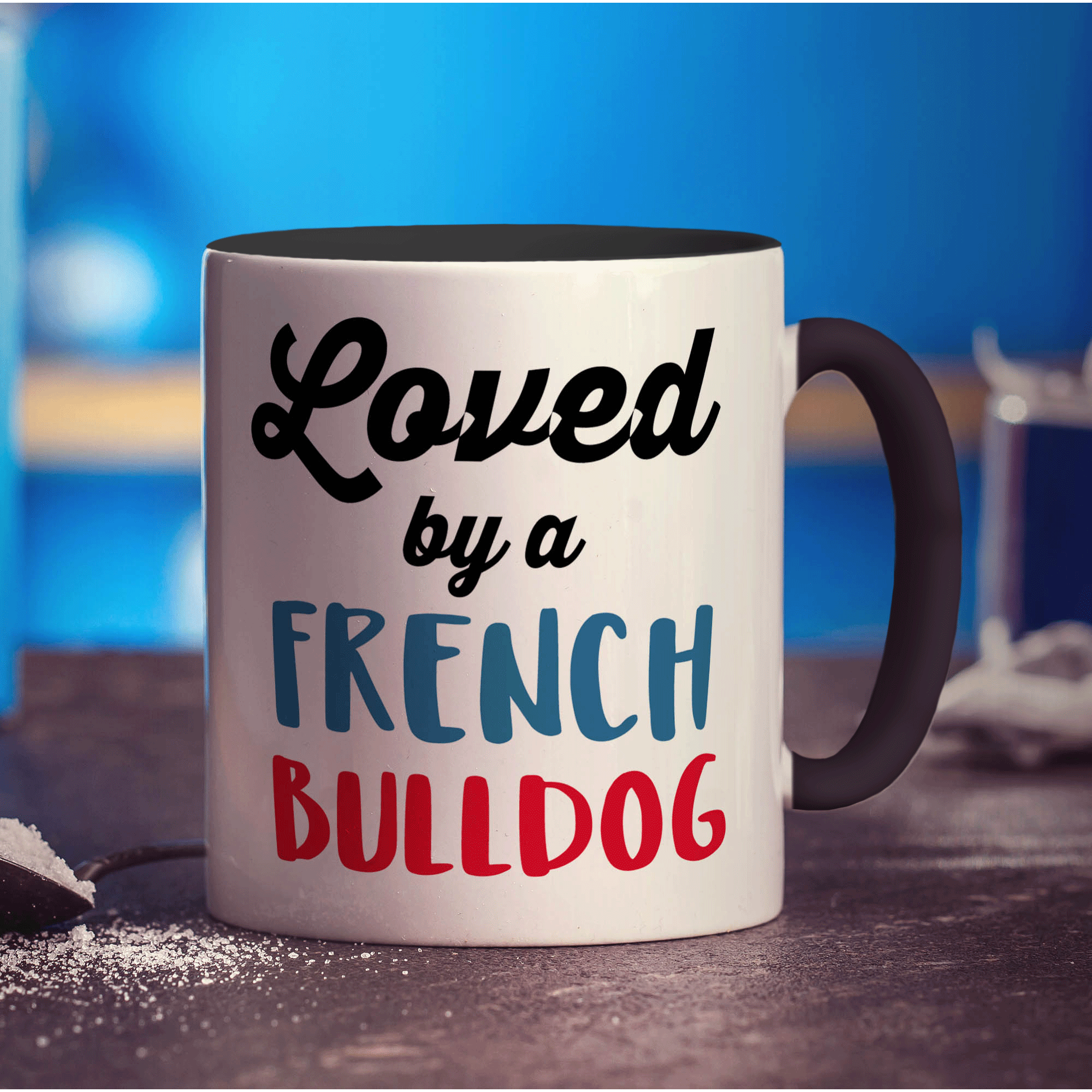 Loved By a French Bulldog Mug