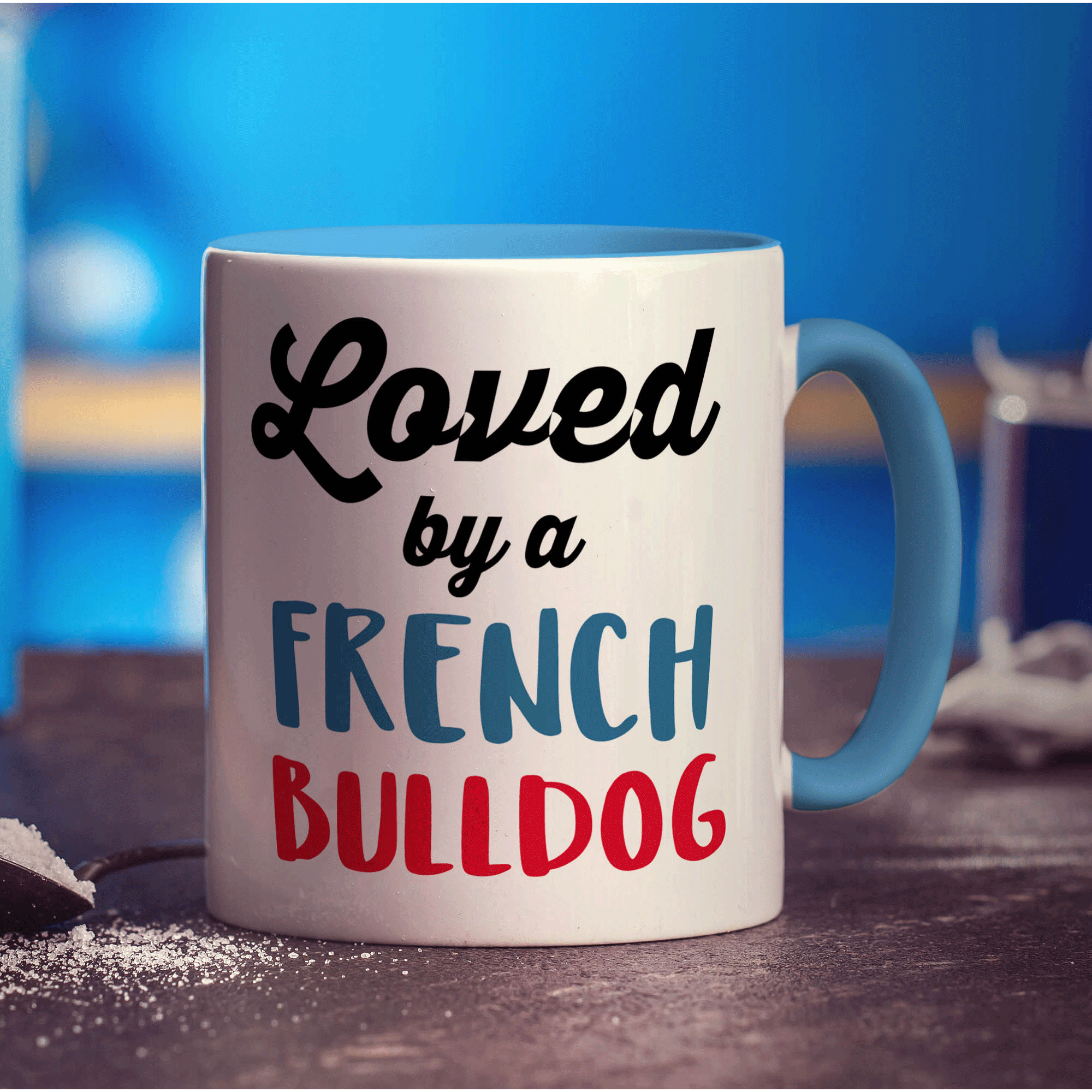 Loved By a French Bulldog Mug