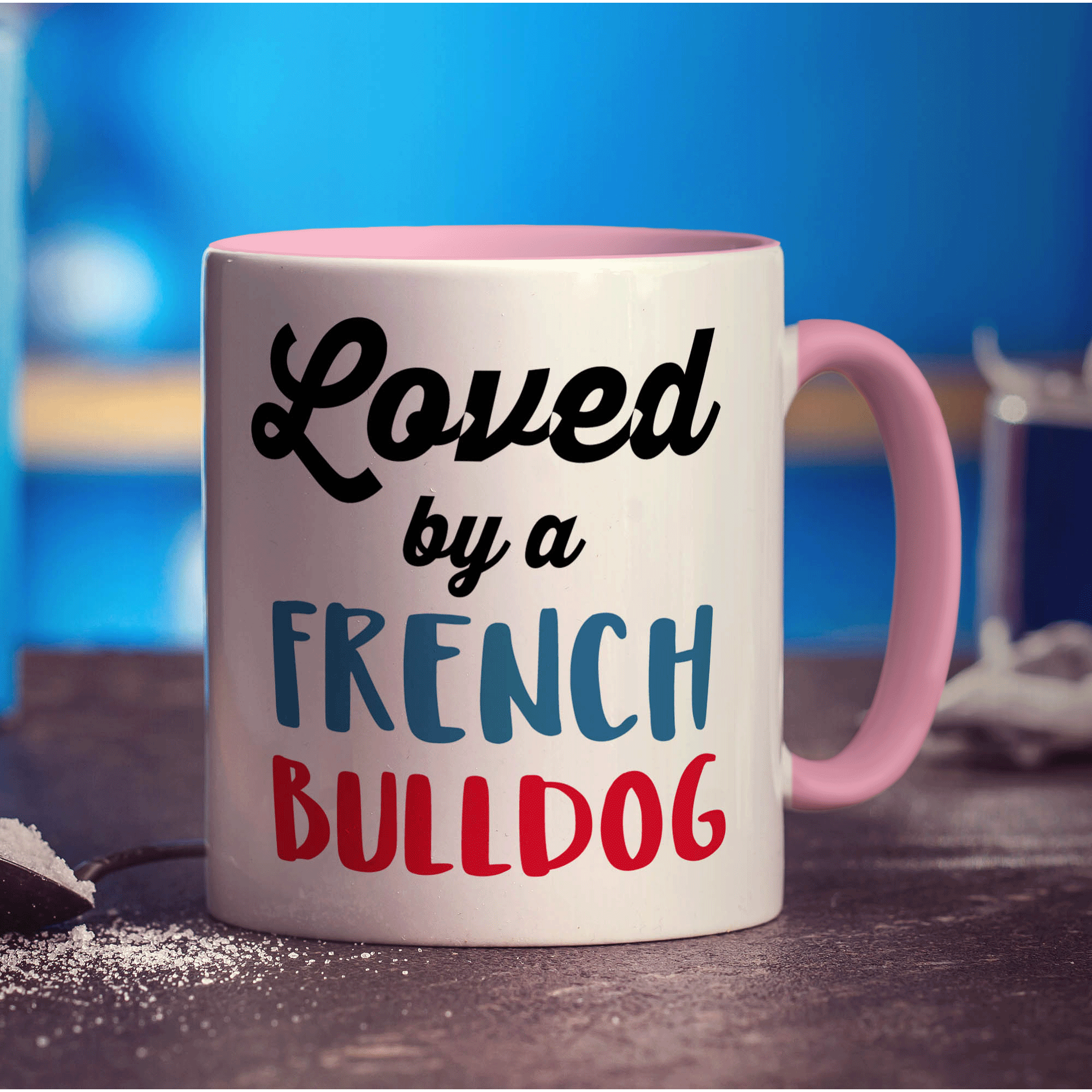 Loved By a French Bulldog Mug