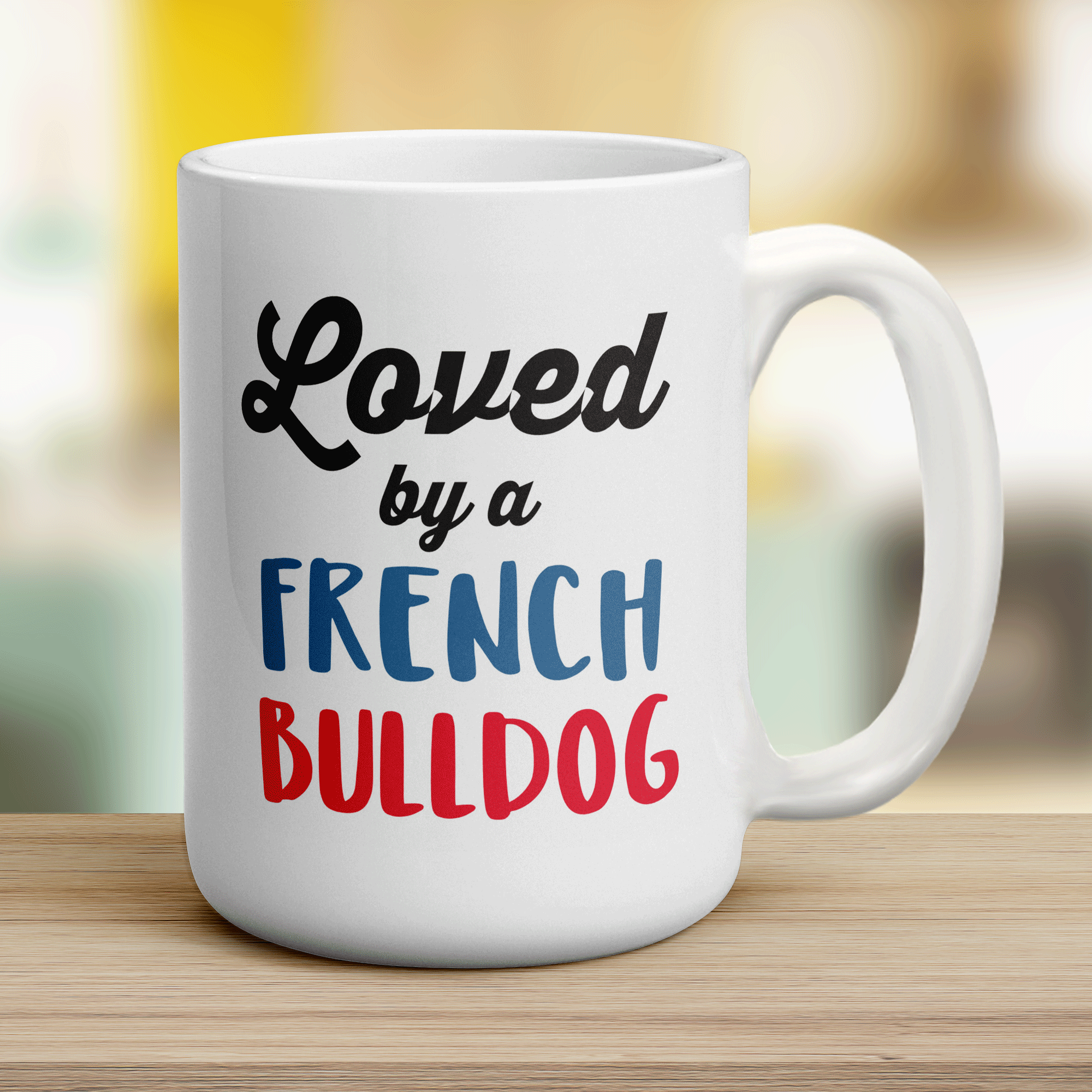Loved By a French Bulldog Mug
