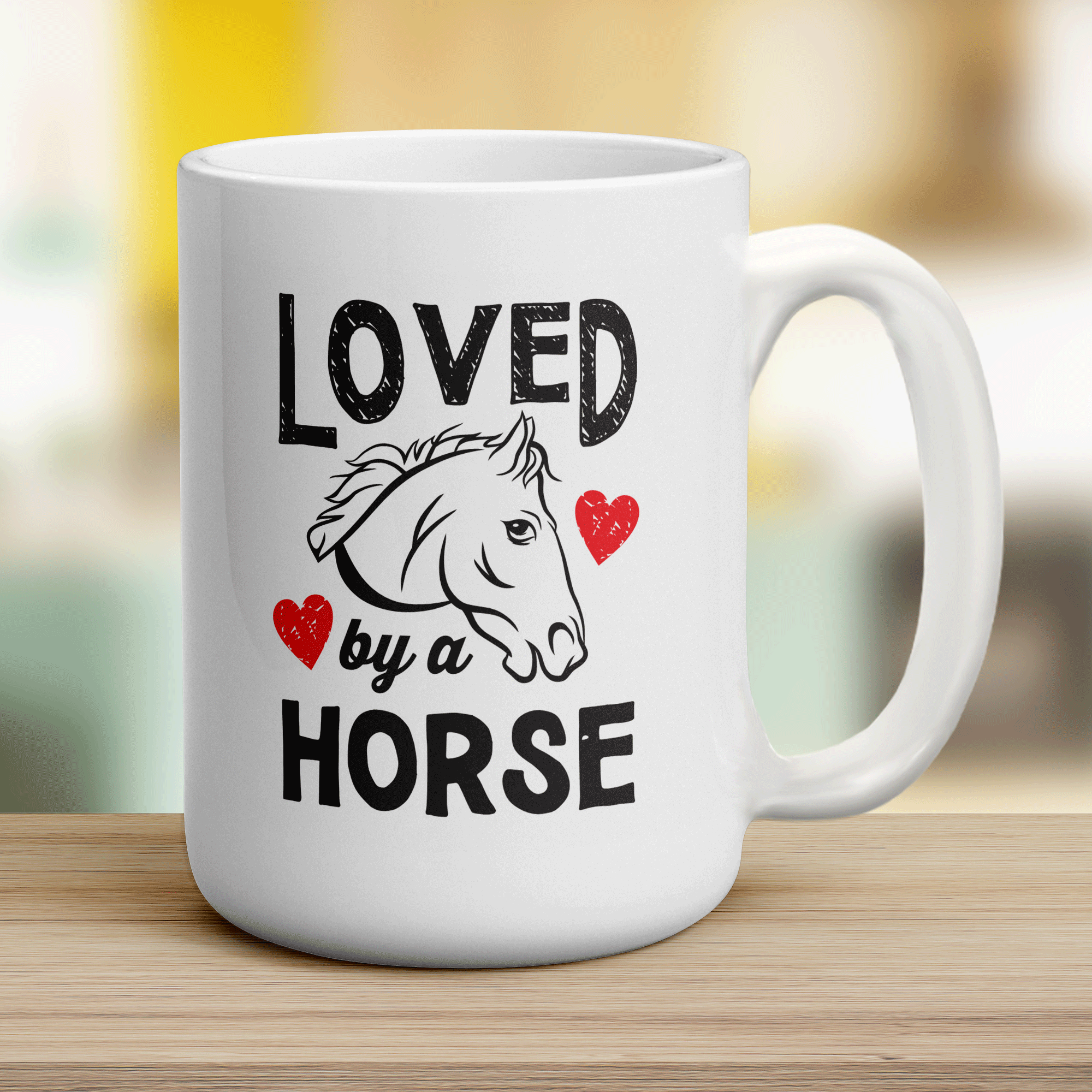 Loved By a Horse Mug