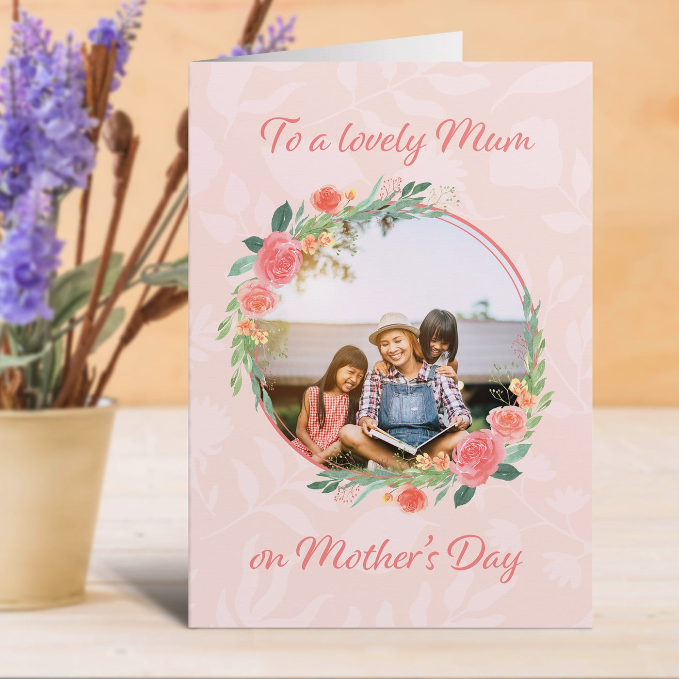 Lovely Mum Mother's Day Photo Card
