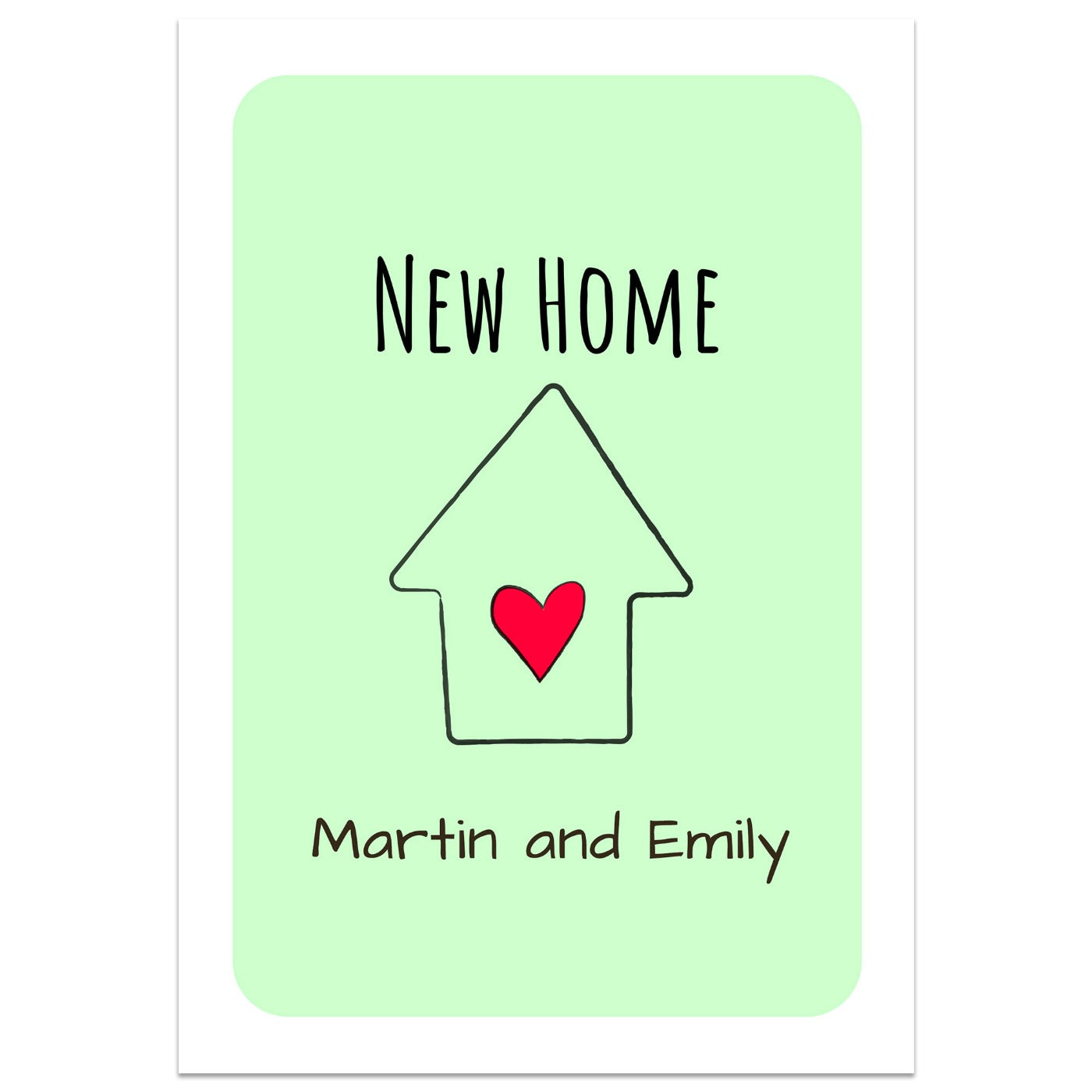 Lovely New Home Card