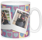 Love Pattern Polaroid Photo Mug