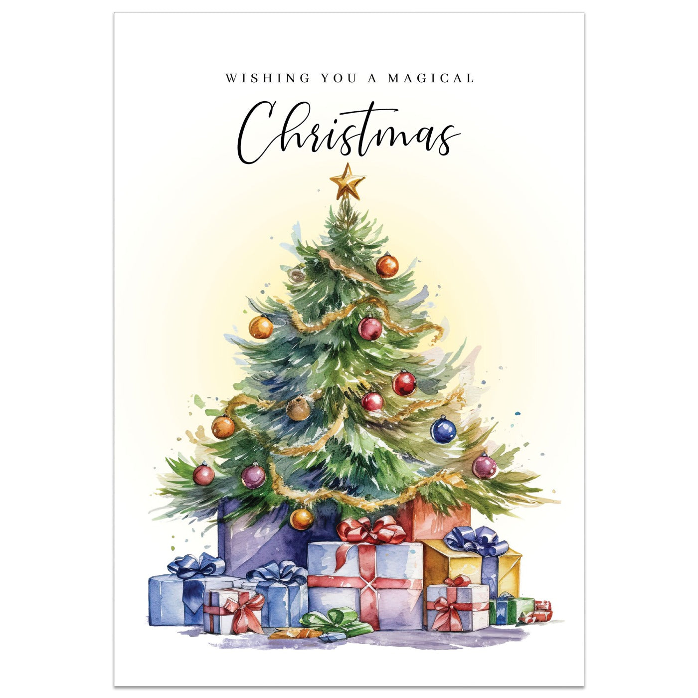 Magical Christmas Tree Card