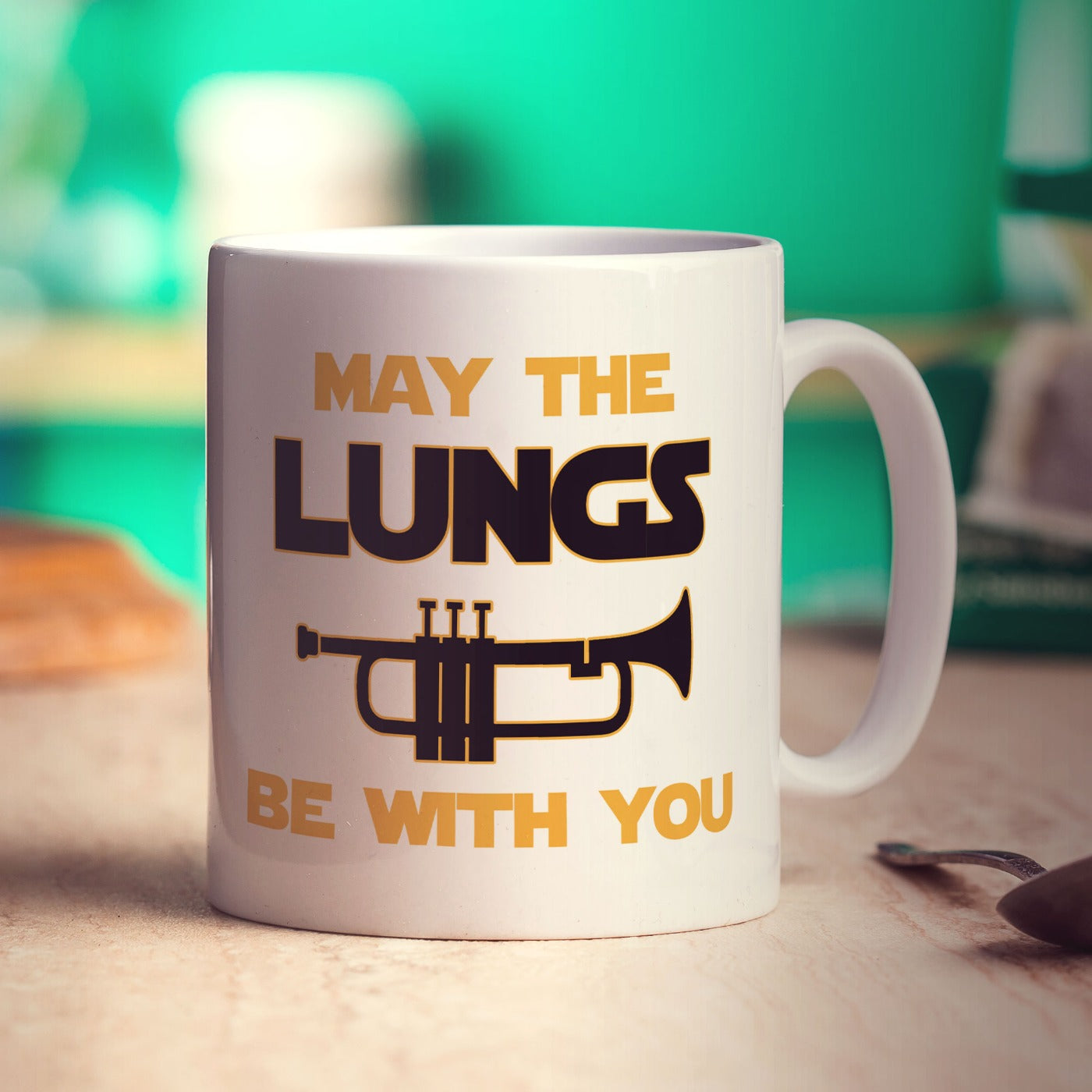 May the Lungs be With you Trumpet Mug