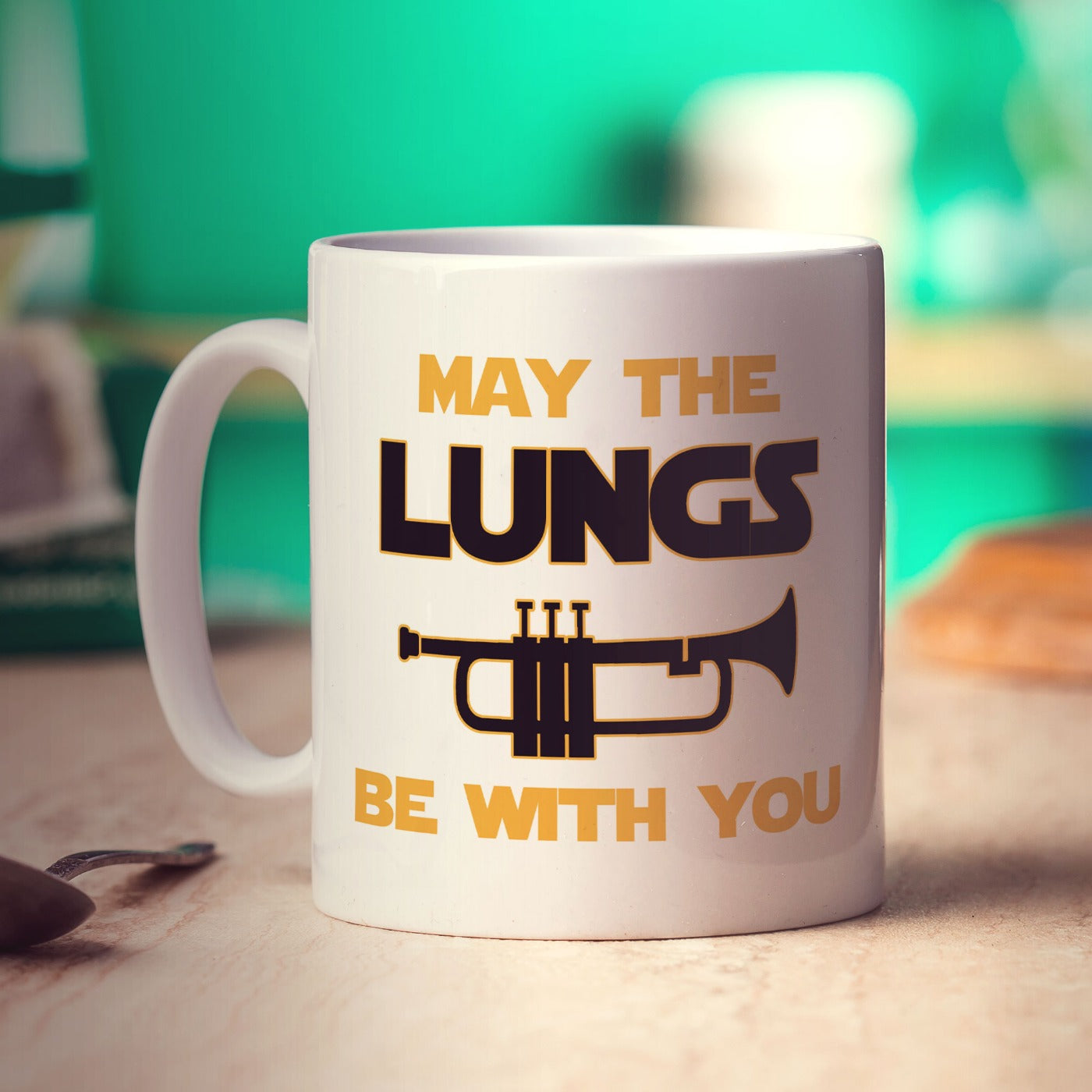 May the Lungs be With you Trumpet Mug
