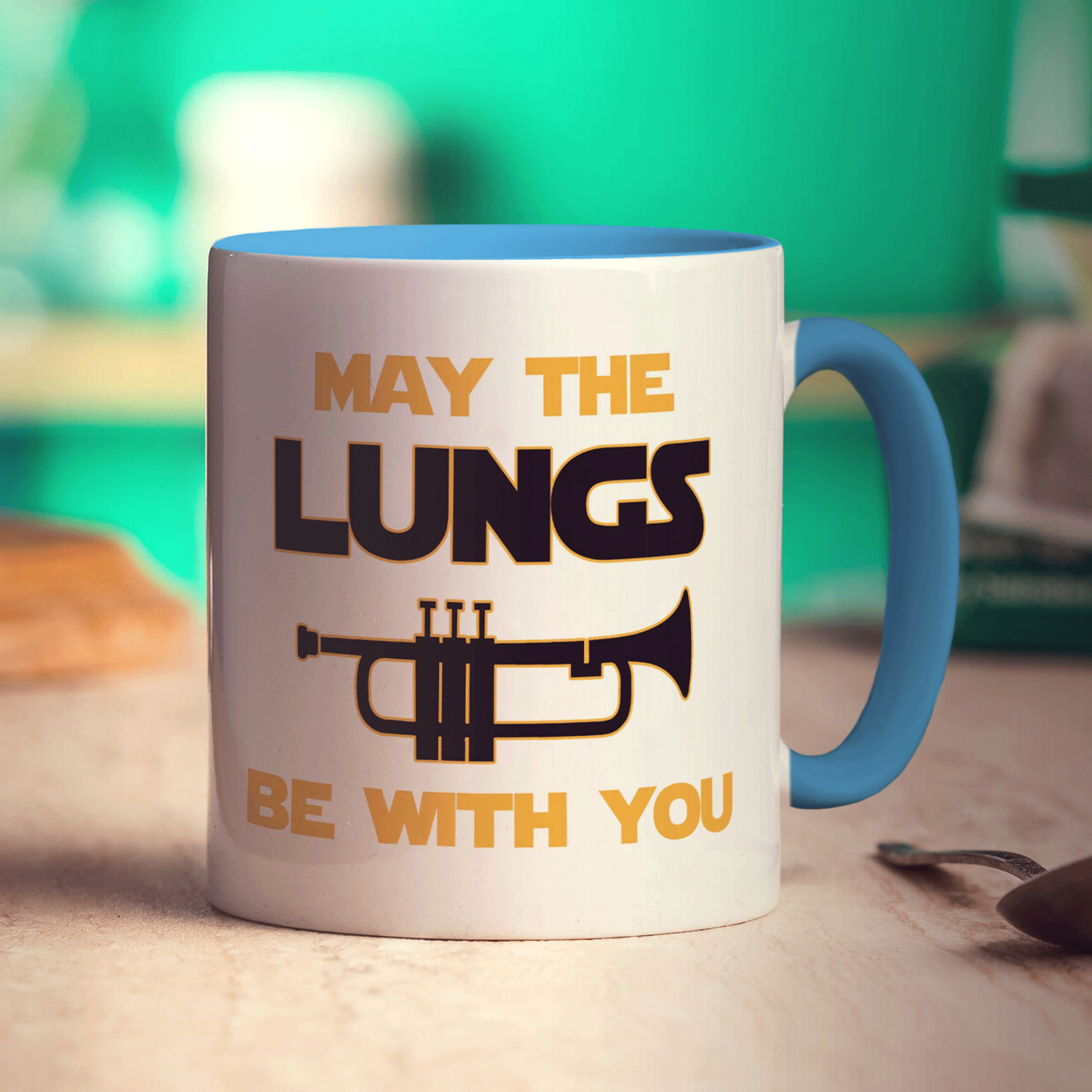 May the Lungs be With you Trumpet Mug