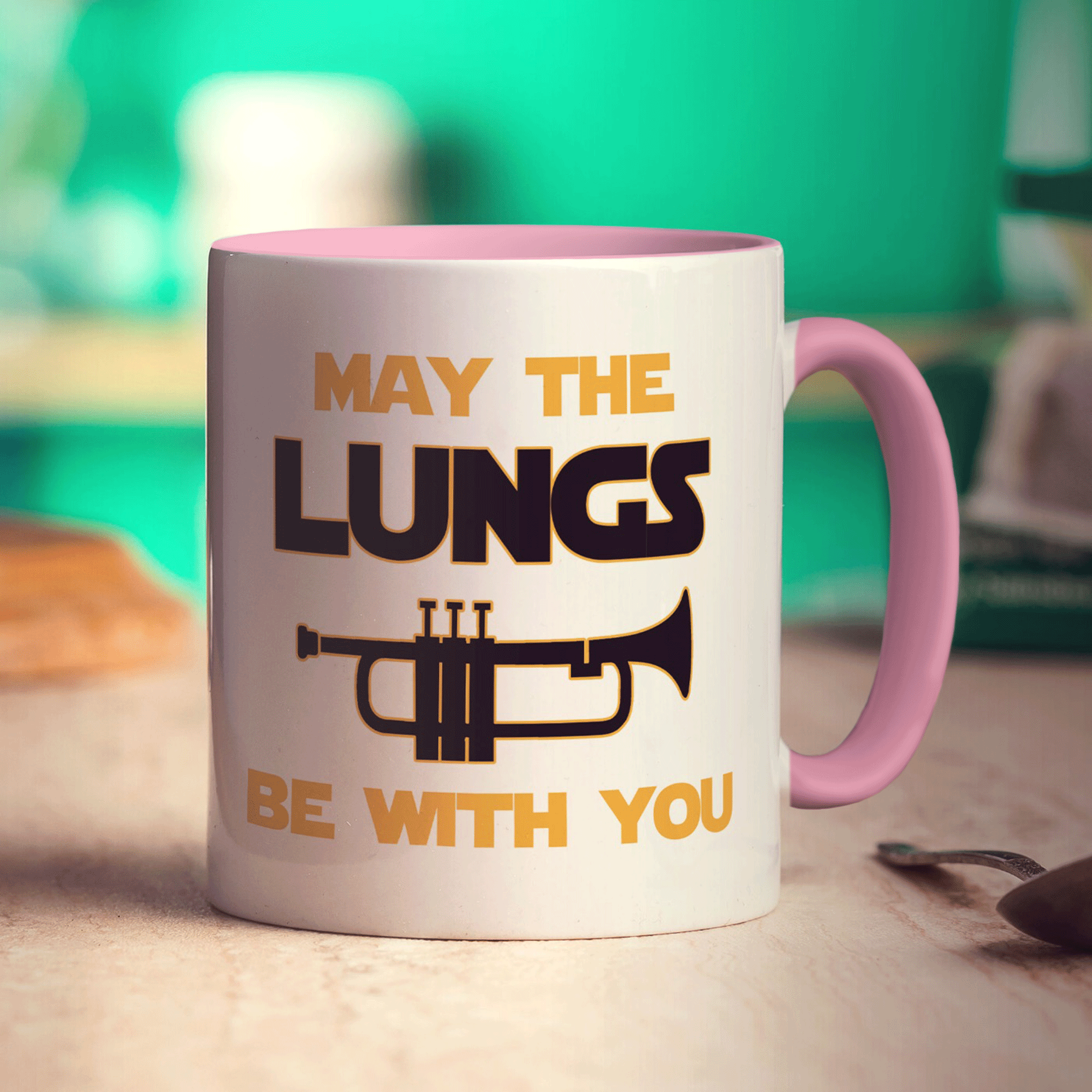 May the Lungs be With you Trumpet Mug