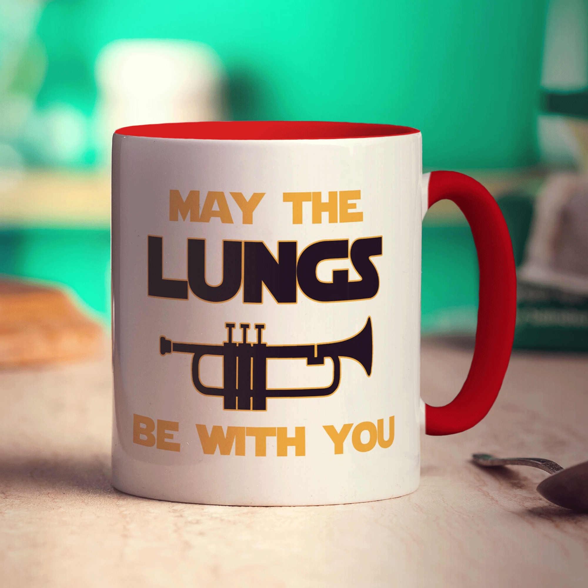 May the Lungs be With you Trumpet Mug