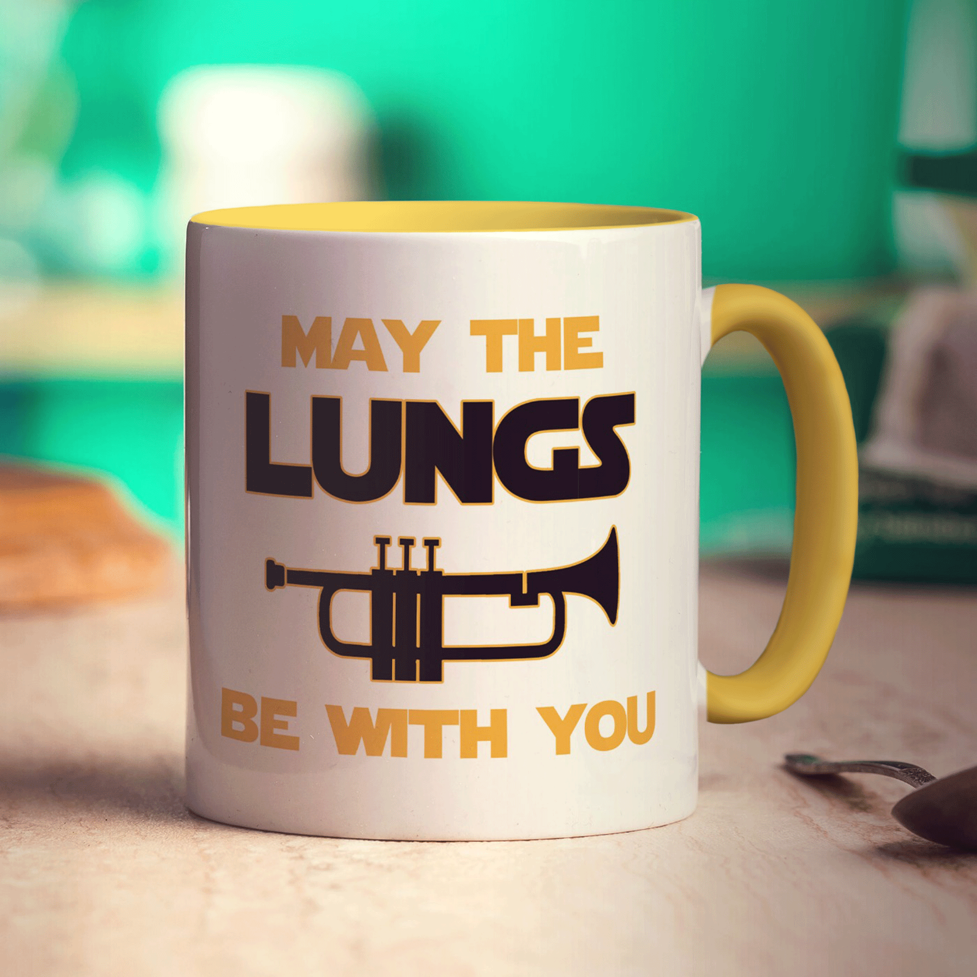May the Lungs be With you Trumpet Mug