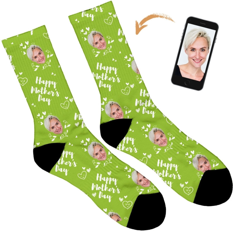 Happy Mothers Day Socks - Hearts