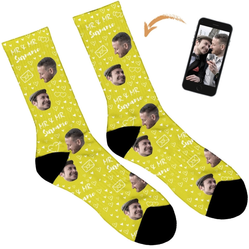 Mr & Mr Wedding Socks