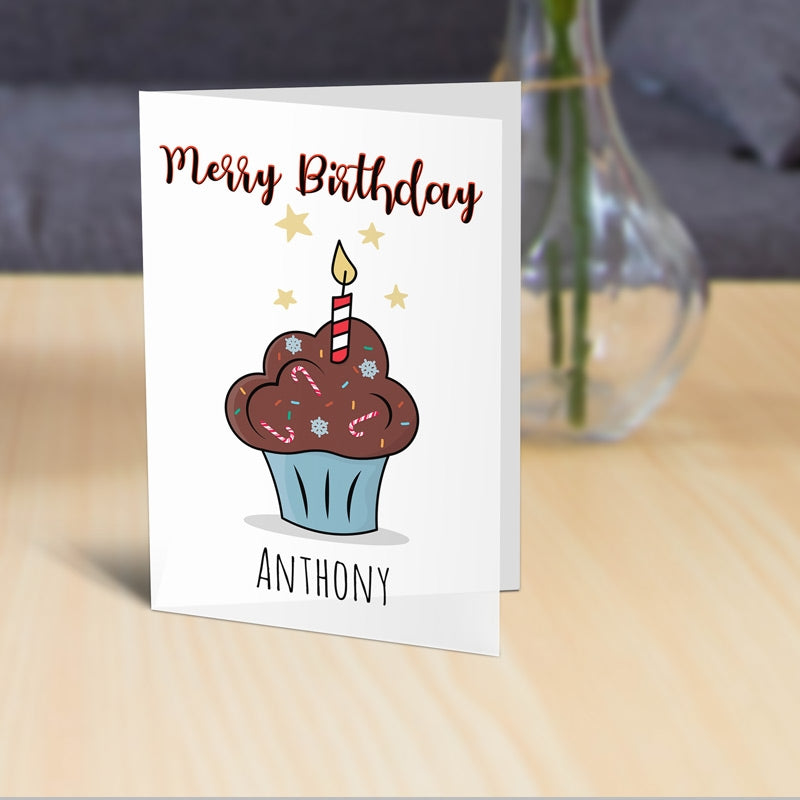 Merry Birthday Card