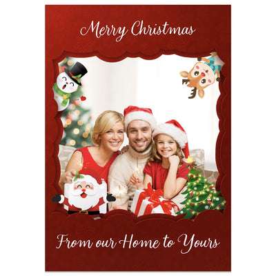 Merry Christmas From our Home to Yours Photo Card