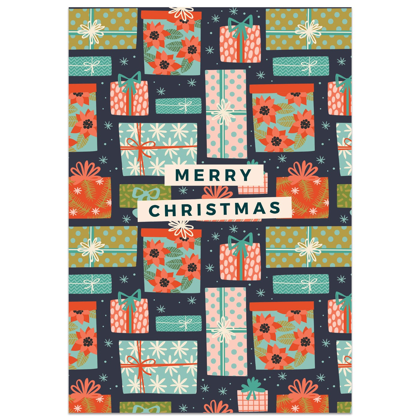 Merry Christmas Presents Card