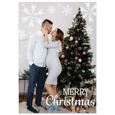 Snowflake Full Photo Christmas Card