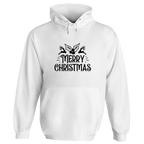 Merry Christmas Holly and Reindeer Hoodie - Default Title