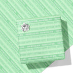 Mint Green Happy Birthday Message Wrapping Paper
