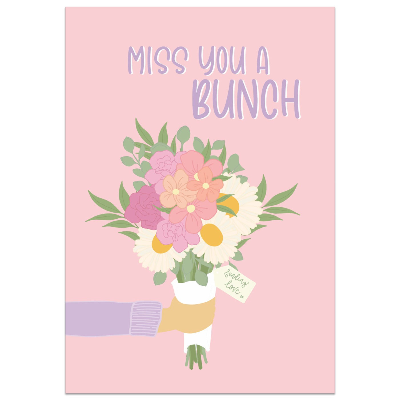 Miss You a Bunch Card