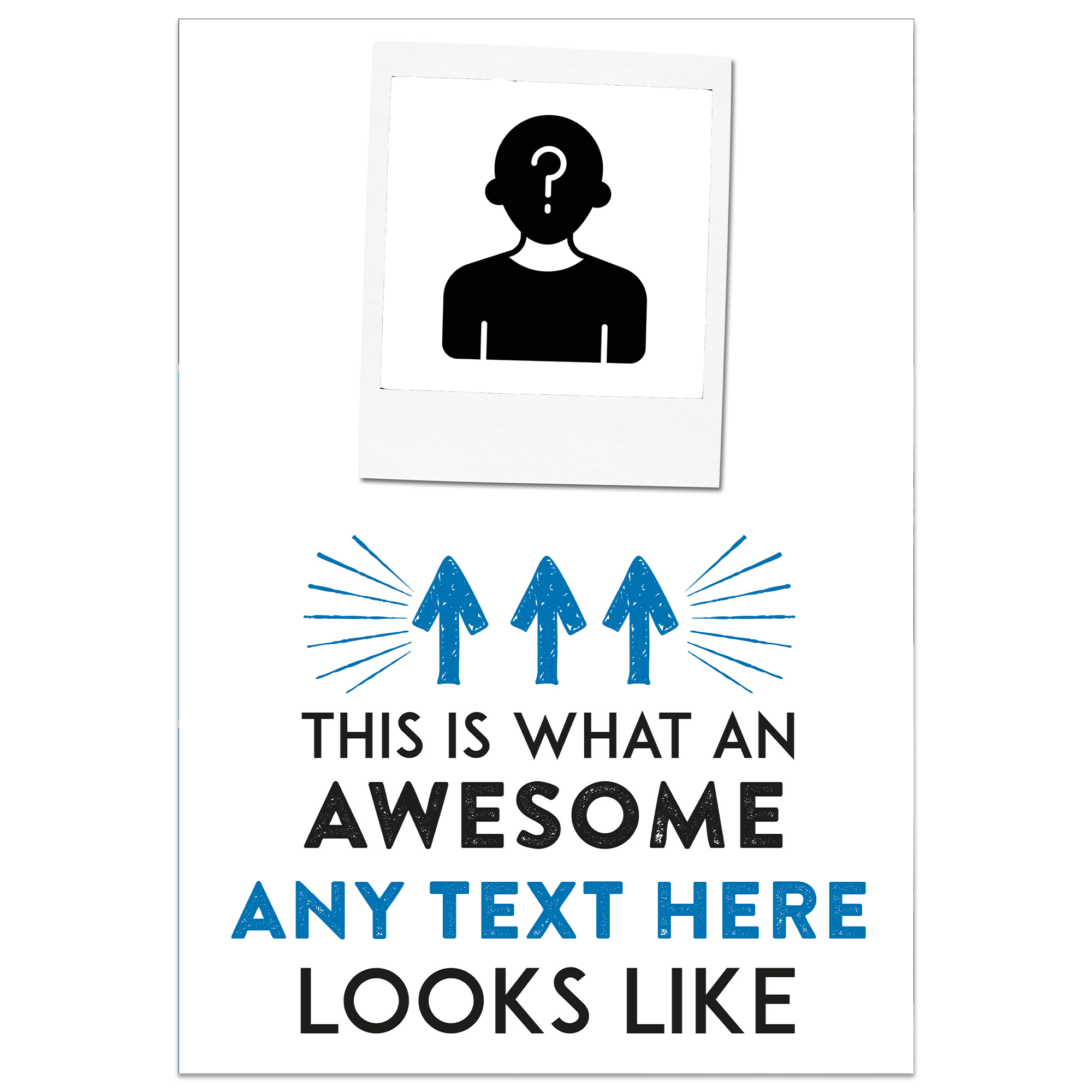 This is what an Awesome 'Person' Looks Like - Personalised Card