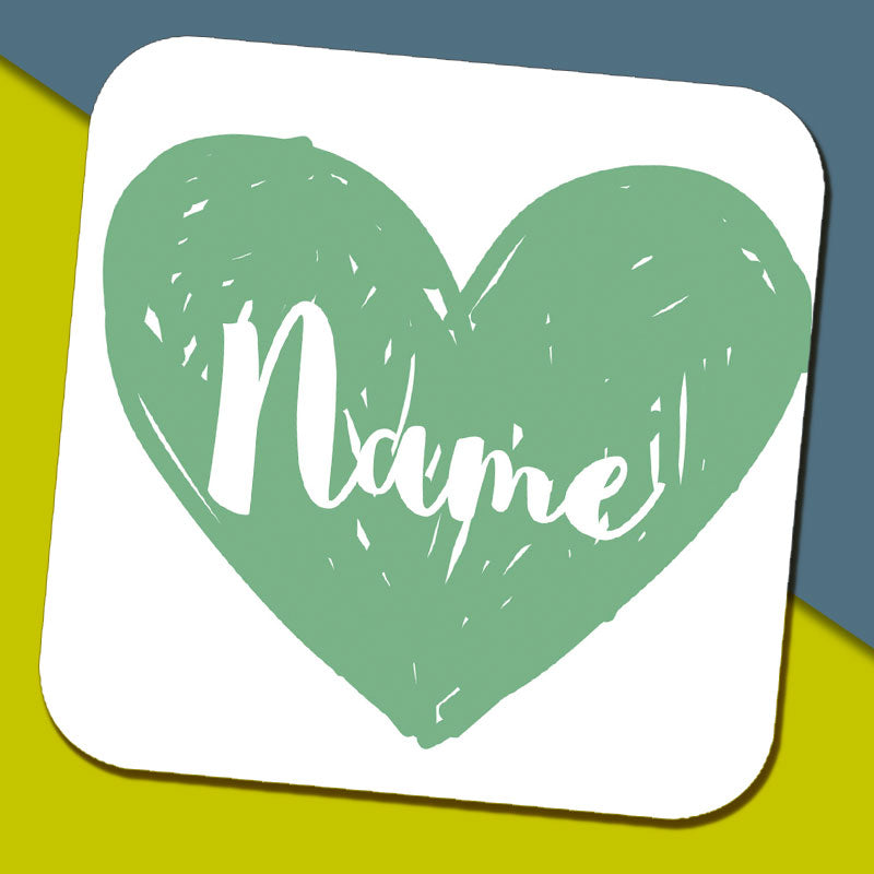 Mother of the Bride Heart Name Coaster