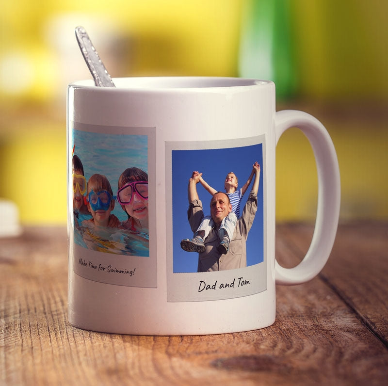 4 Photo Polaroid Mug