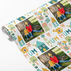 Mum Gardening Photo Wrapping Paper