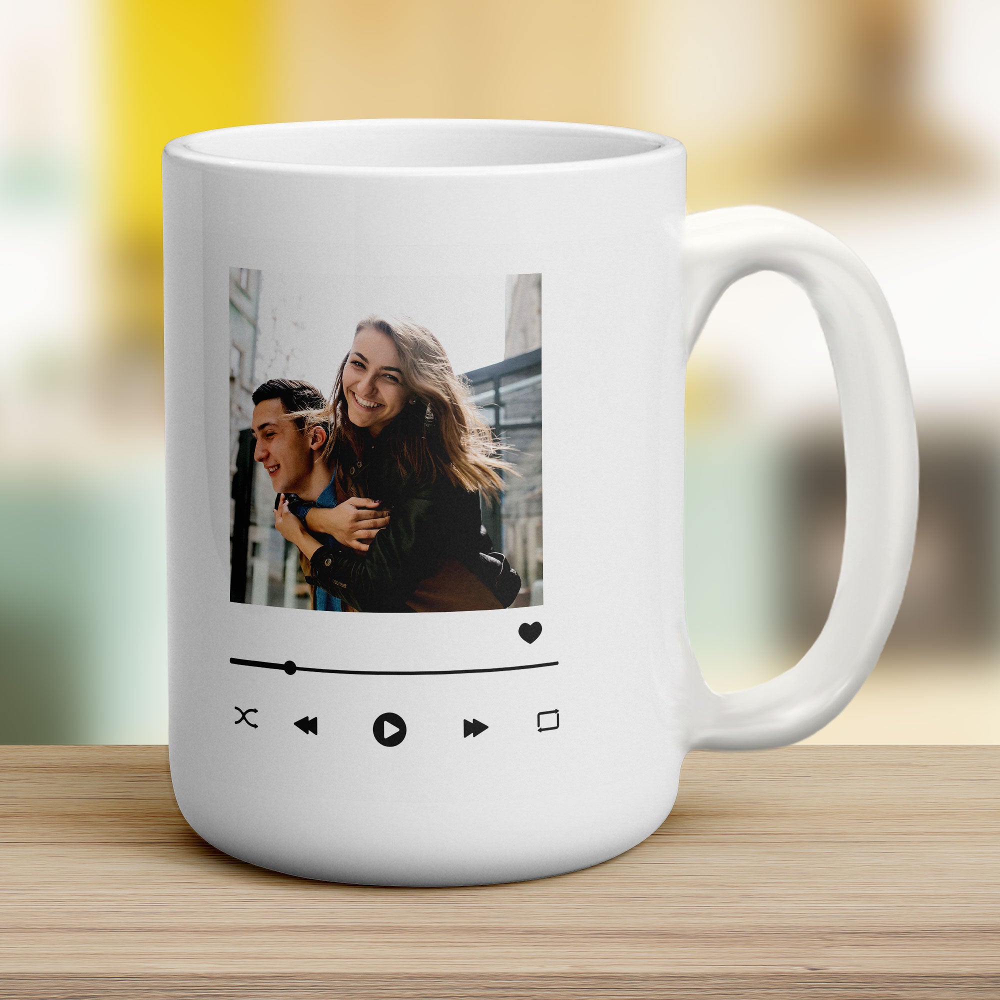 Music Player Personalised Photo Mug