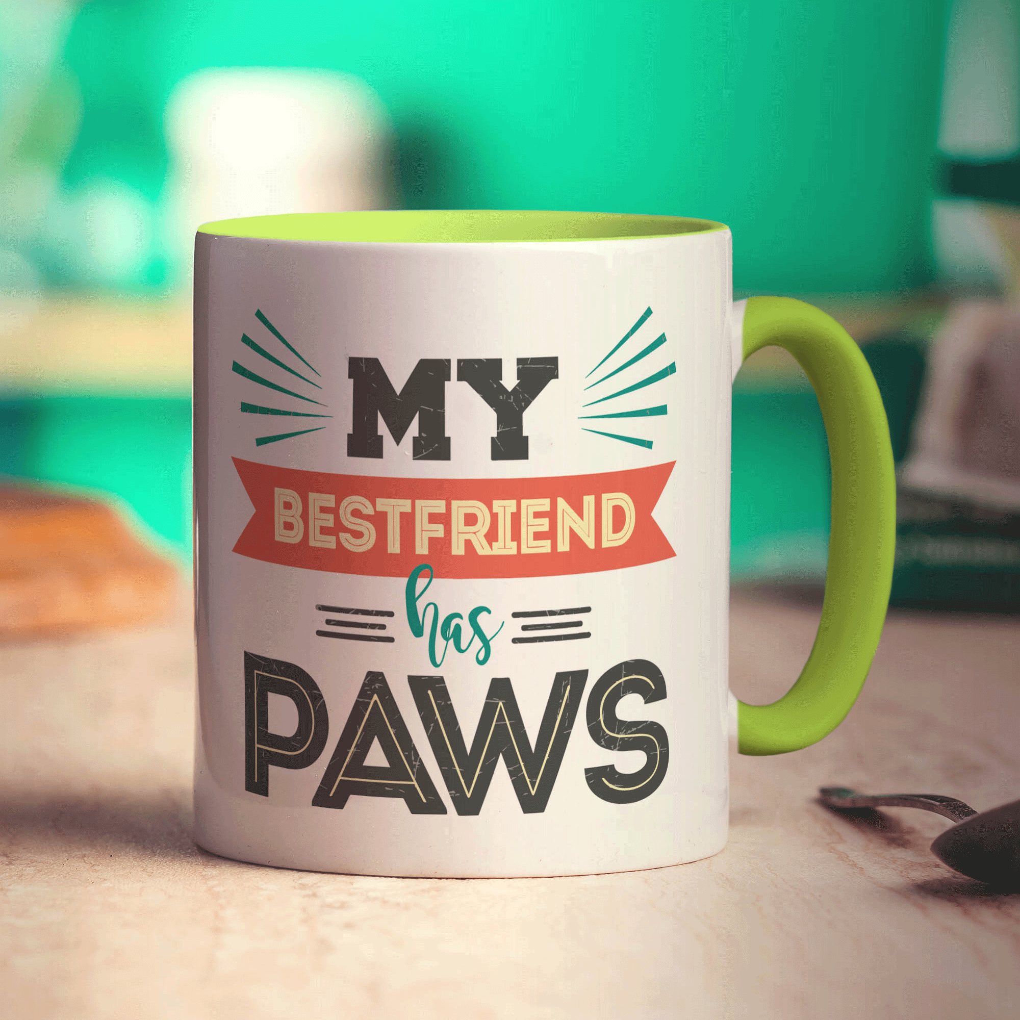 My Best Friend has Paws Mug