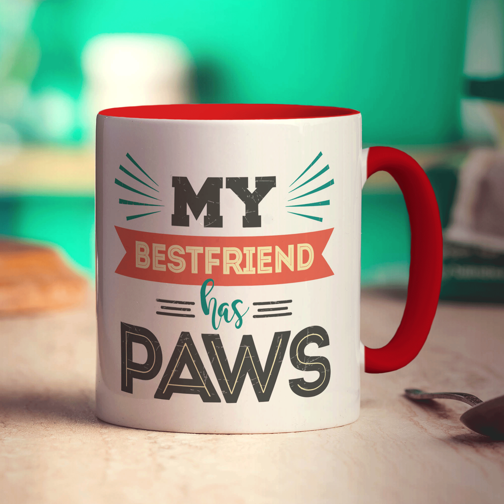 My Best Friend has Paws Mug