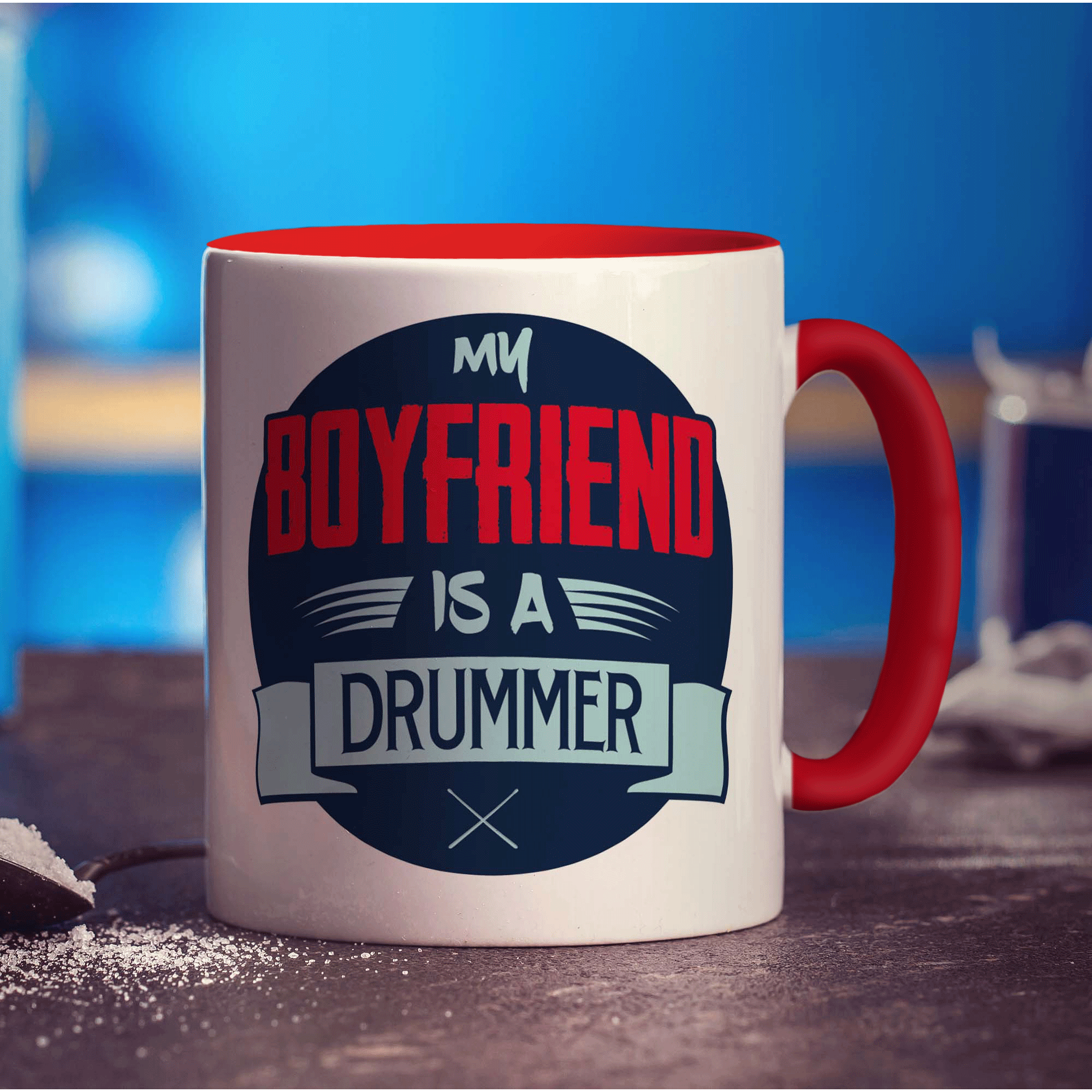My Boyfriend is a Drummer Mug