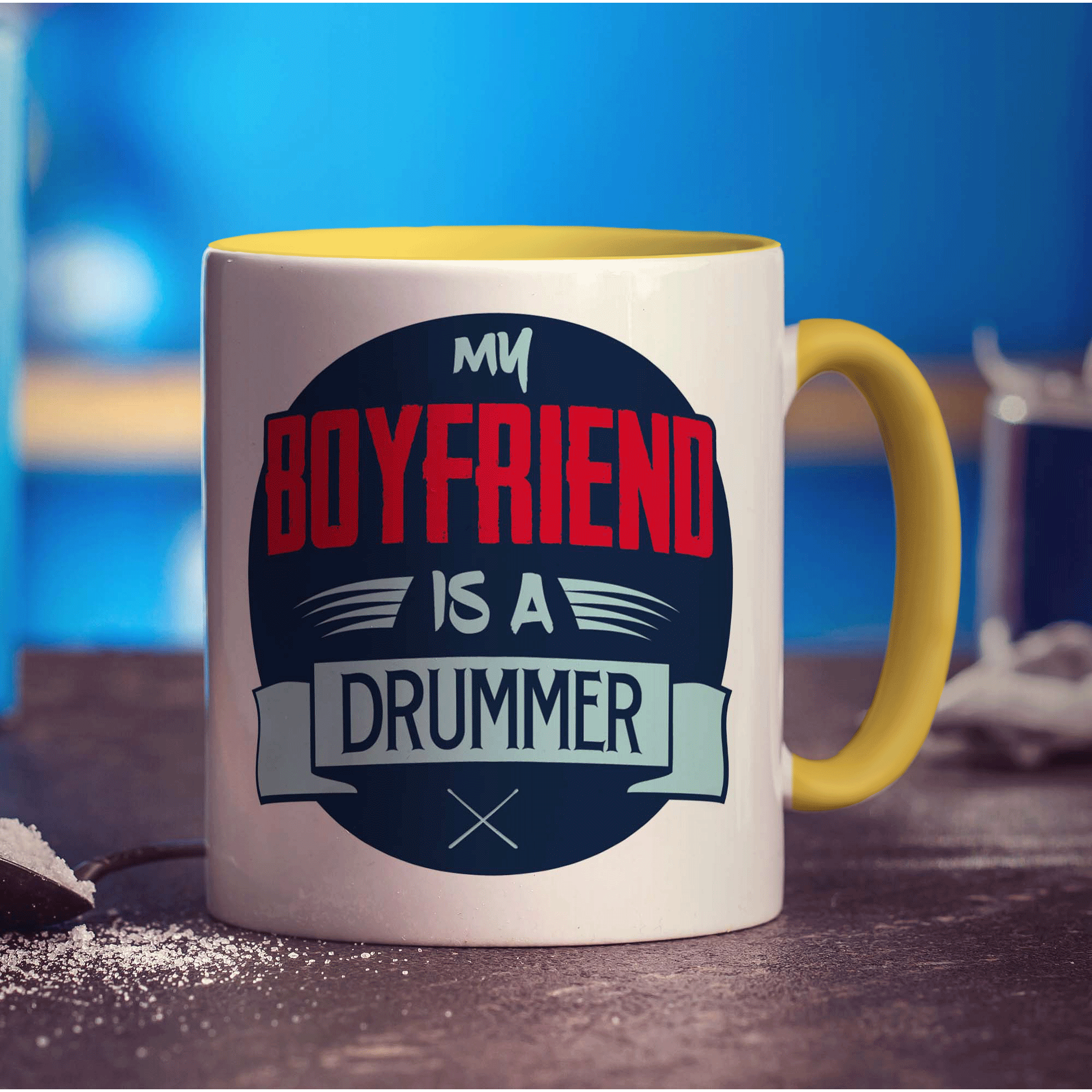 My Boyfriend is a Drummer Mug