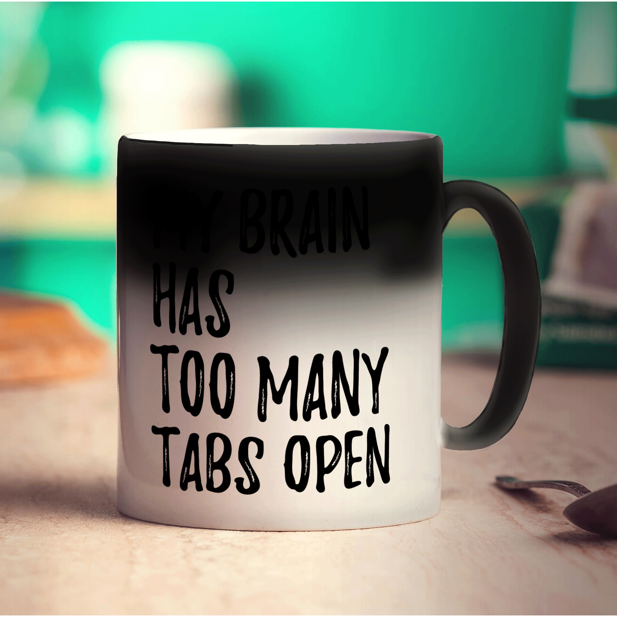 My Brain Has Too Many Tabs Open Mug - Standard 330ml (11oz) / Magic Mug