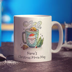 Christmas Movie Mug - Add Any Name - Standard 330ml (11oz) / White