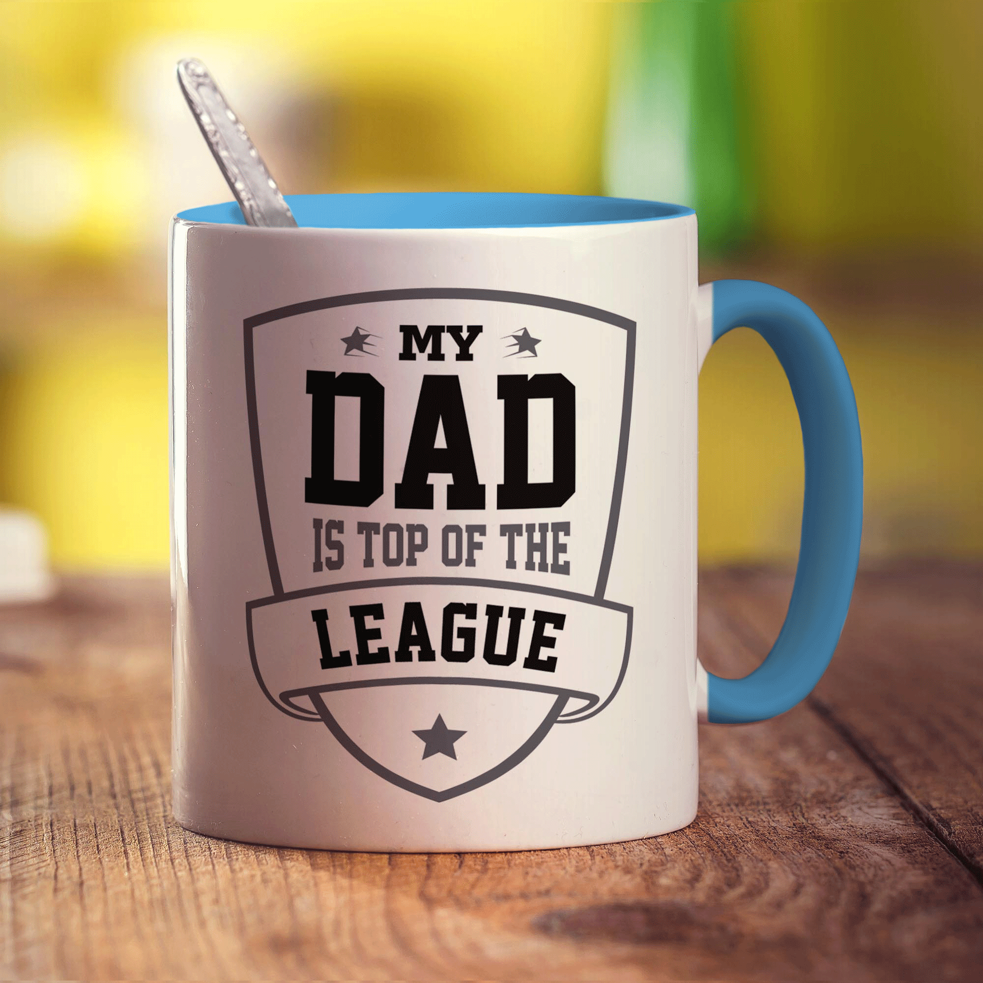 My Dad is Top of The League Mug