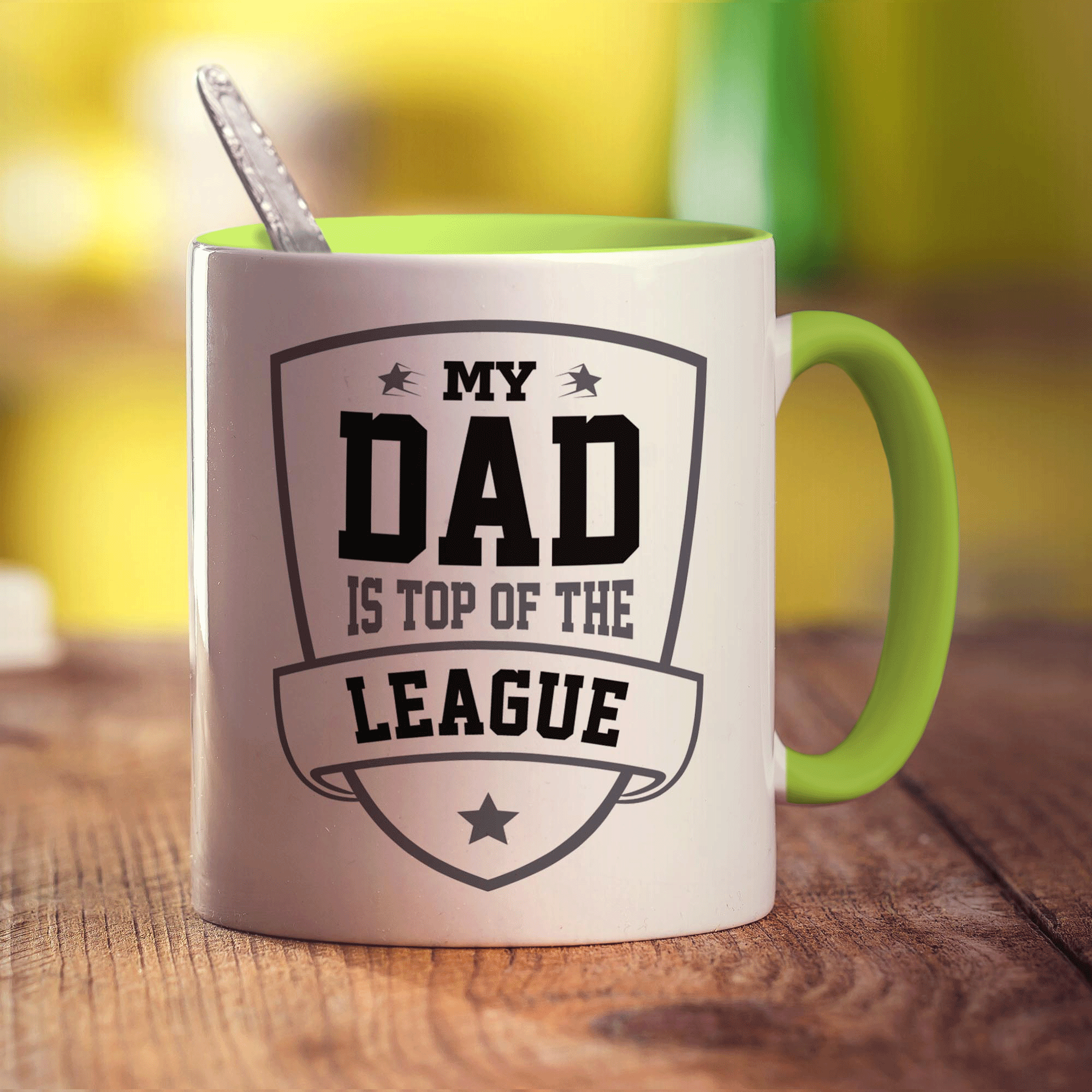 My Dad is Top of The League Mug