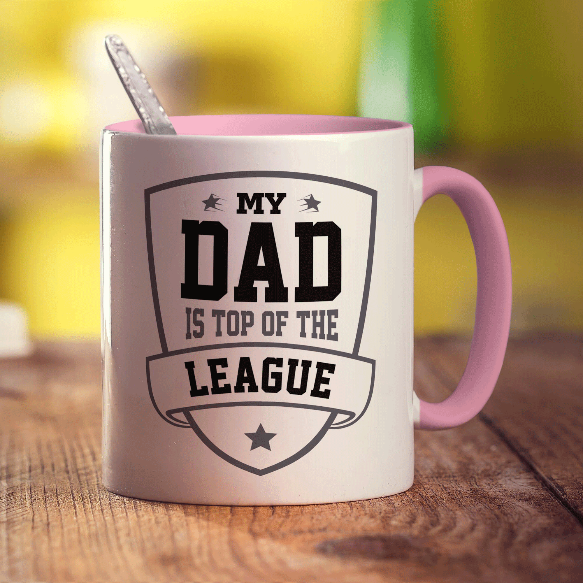 My Dad is Top of The League Mug