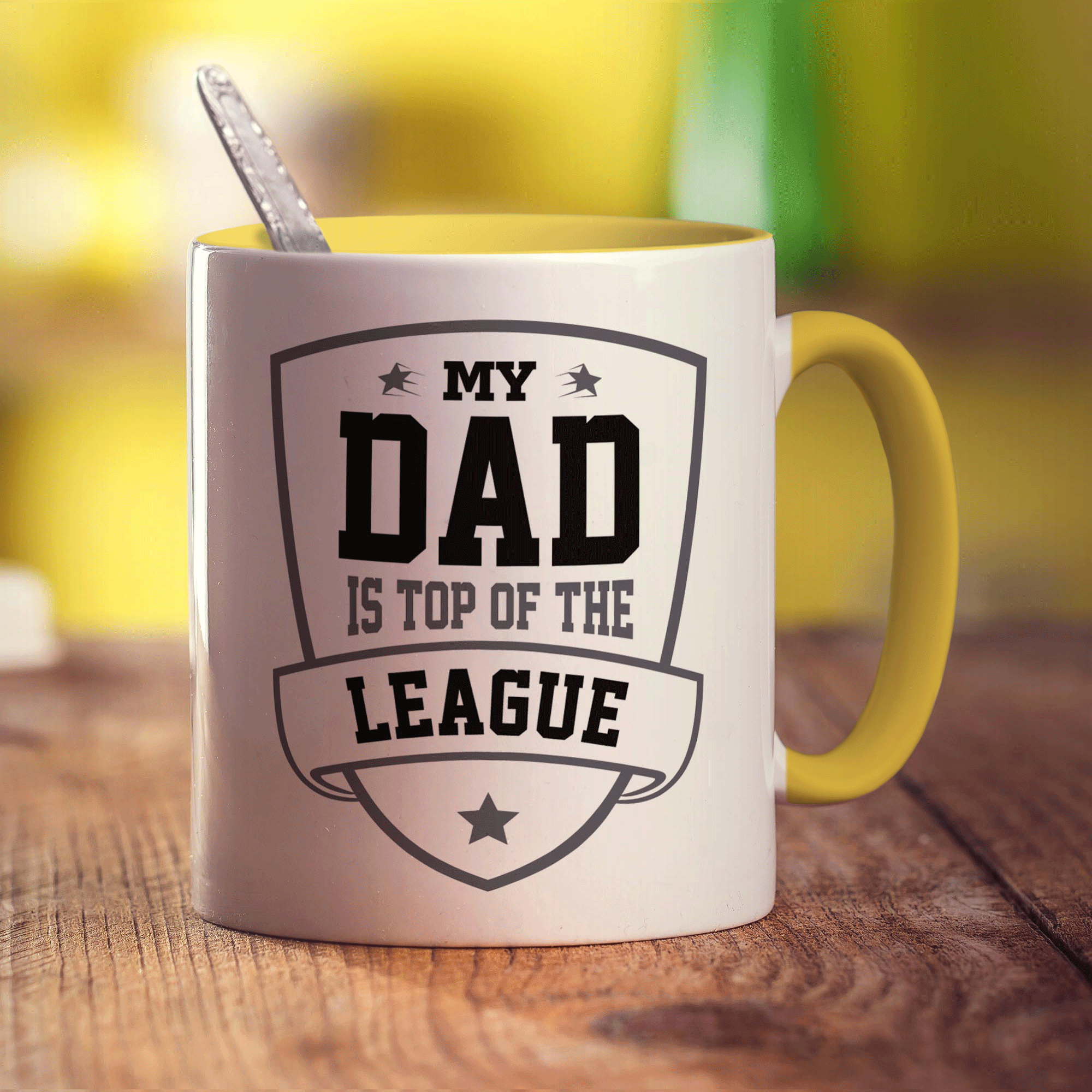 My Dad is Top of The League Mug