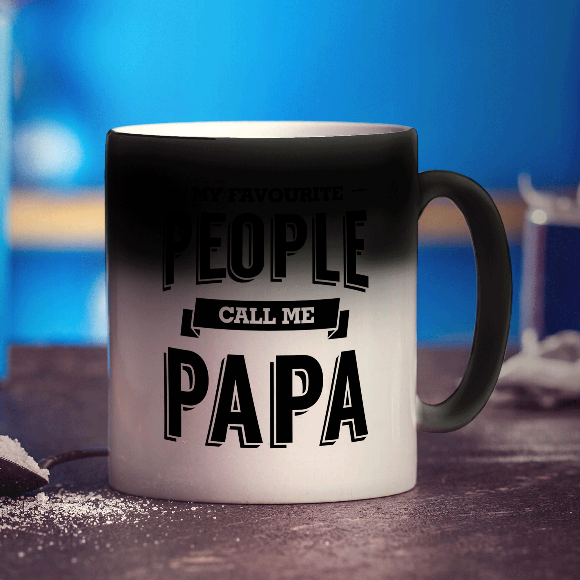My Favourite People Call Me Papa Mug - Standard 330ml (11oz) / Magic Mug
