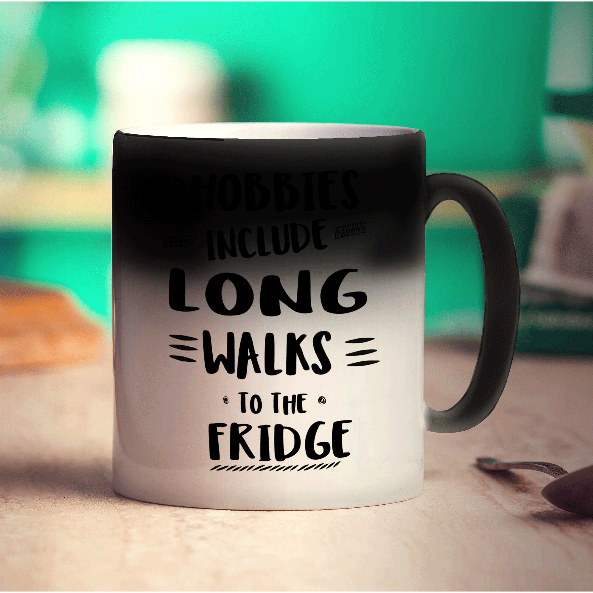 My Hobbies Include Long Walks To The Fridge Mug - Standard 330ml (11oz) / Magic Mug