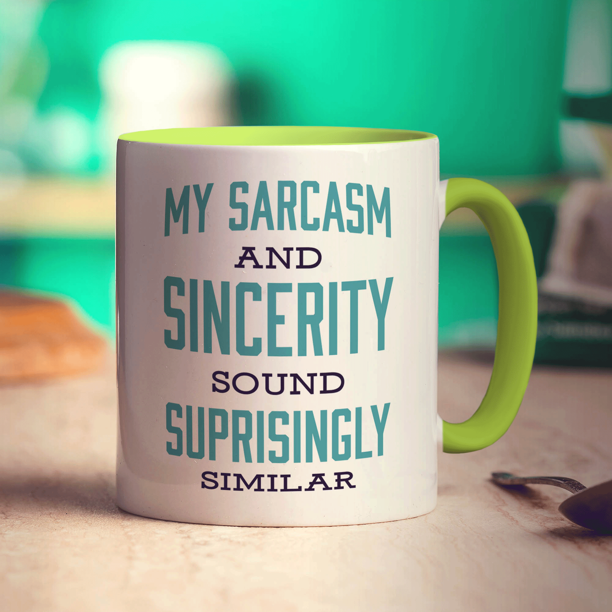My Sarcasm and Sincerity Sound Surprisingly Similar Mug