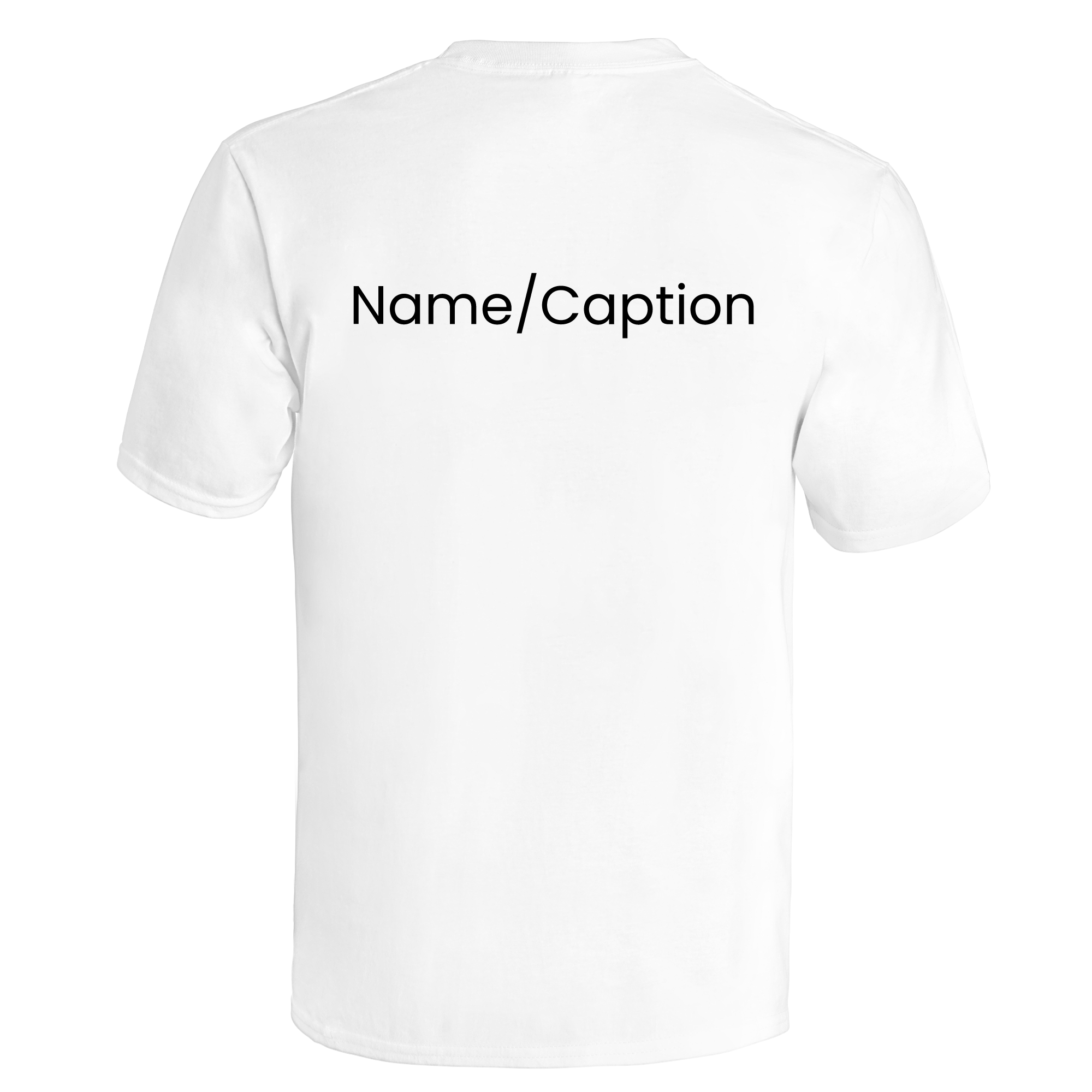Personalised Photo and Top Caption T-Shirt