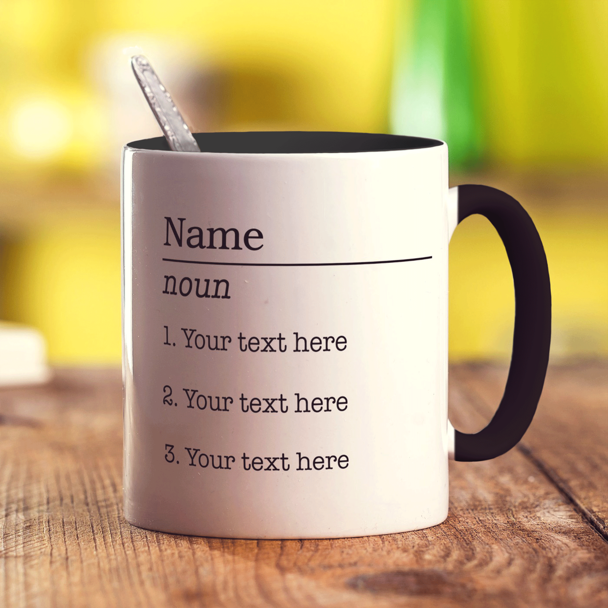 Personalised Name Definition Mug