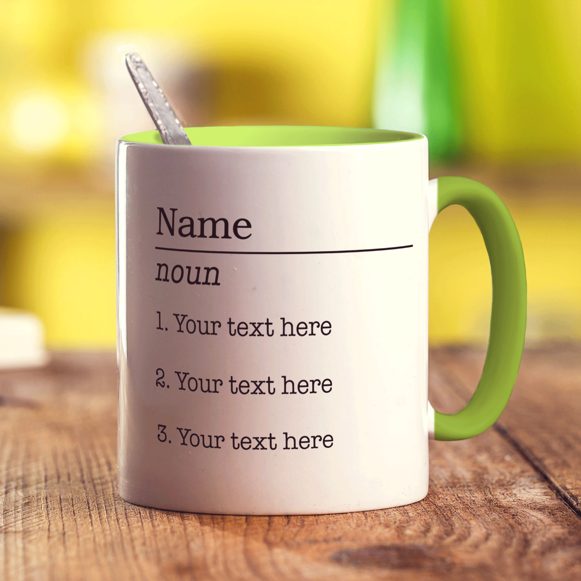 Personalised Name Definition Mug