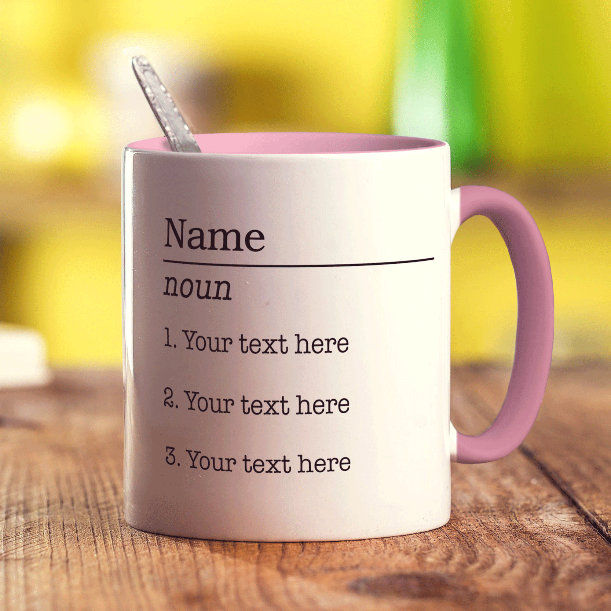 Personalised Name Definition Mug