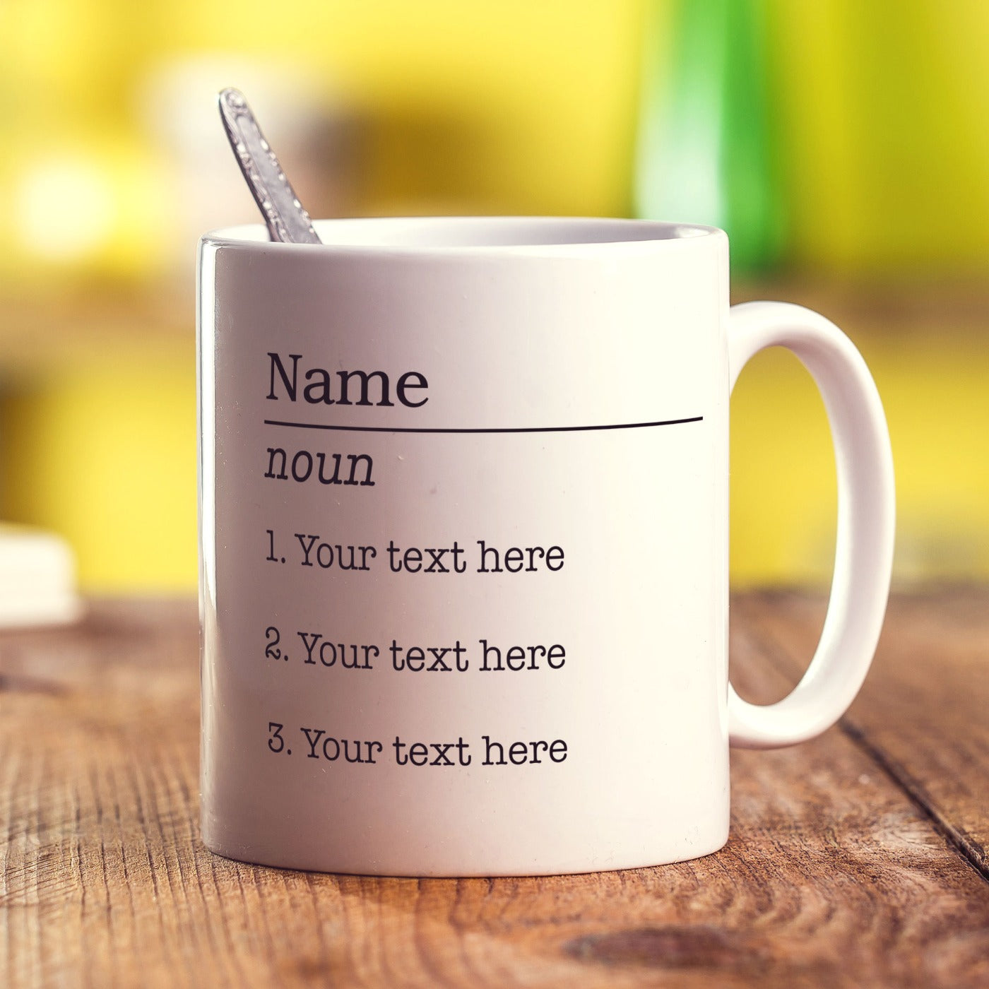 Personalised Name Definition Mug