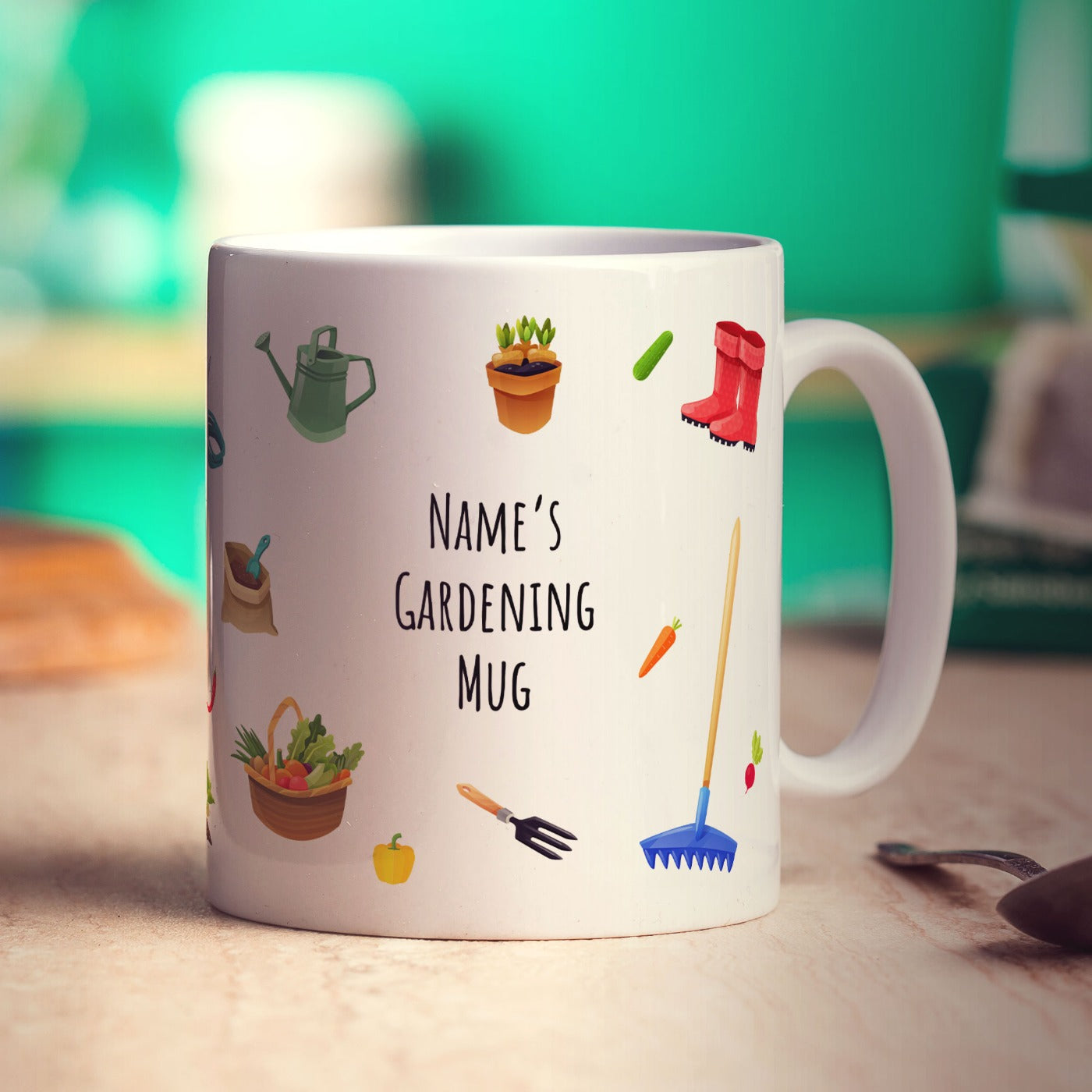 Personalised Gardening Mug