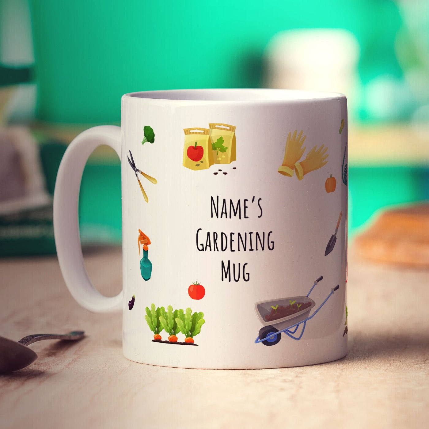 Personalised Gardening Mug